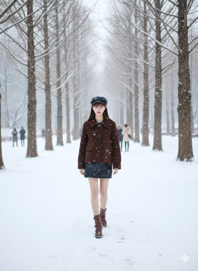 เสื้อโค้ทสั้น ผ้าวูล สีน้ำตาล ขนาด S ผ้าวูล สีน้ำตาล ขนาด S