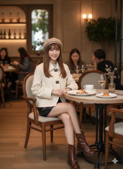 เสื้อโค้ทสั้น ผ้าวูล สีขาว ขนาด M ผ้าวูล สีขาว ขนาด M