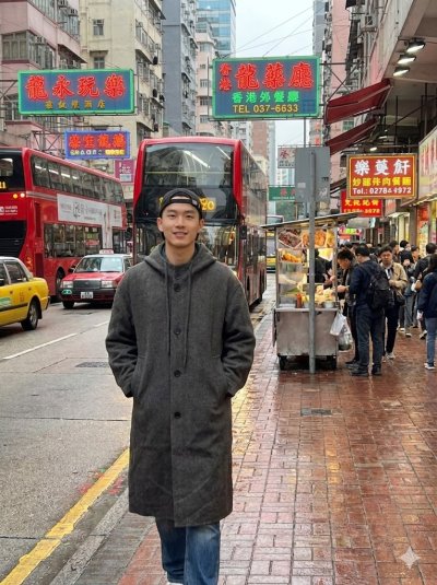 เสื้อโค้ทยาวชาย ผ้าวูล สีเทา ขนาด L