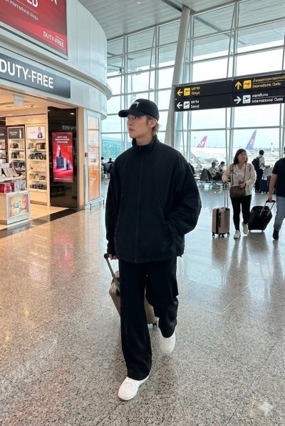 เสื้อแจ็คเก็ตชาย ผ้าโพลีเอสเตอร์ สีดำ ขนาด XXL