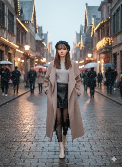 เสื้อโค้ทยาว ผ้าวูล สีครีม ขนาด S ผ้าวูล สีครีม ขนาด S