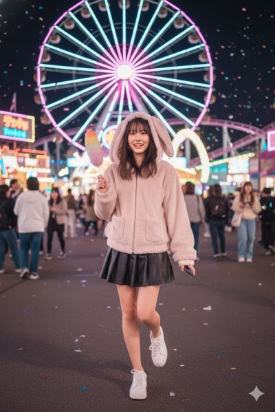 เสื้อโค้ทสั้น ผ้าขนแกะ สีชมพู ขนาด Free Size