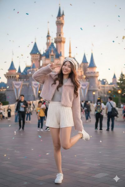 เสื้อโค้ทสั้น ผ้าขนสัตว์ สีชมพู ขนาด Free Size