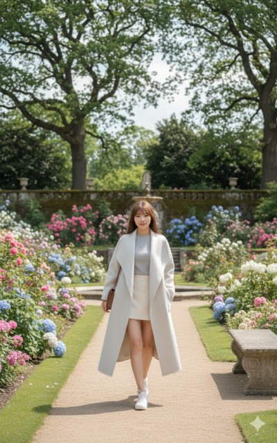 เสื้อโค้ทยาว ผ้าวูล สีขาว ขนาด S ผ้าวูล สีขาว ขนาด S