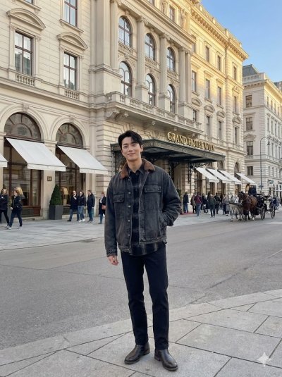 เสื้อแจ็คเก็ตชาย ขนเป็ด,โพลีนวม สียีนส์ ขนาด L