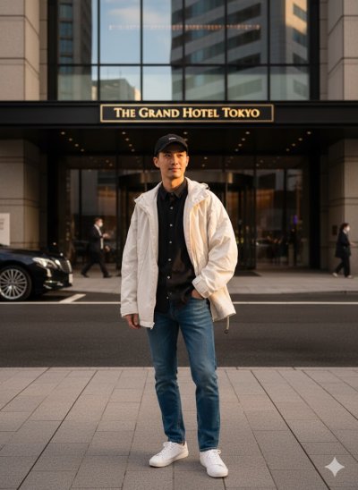 เสื้อแจ็คเก็ตชาย ผ้าโพลีเอสเตอร์ สีขาว ขนาด XXL