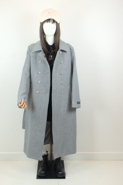 เช่าเสื้อโค้ท Freezy Chic Coat เสื้อโค้ทยาว ผ้าวูล สีเทา รุ่น 0081LZGYF