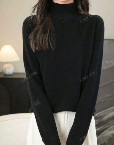 เช่าเสื้อโค้ท Freezy Chic Coat เสื้อแขนยาวนุ่ม-0271TSBK ผ้าขนแกะ สีดำ รุ่น 0271TSBKL