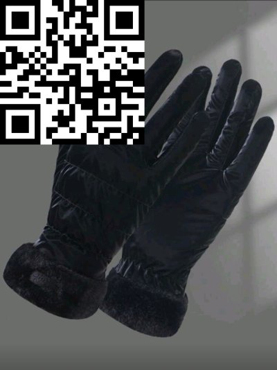 ถุงมือผ้าคอนตอน สีดำ ขนาด Free Size สี ขนาด 