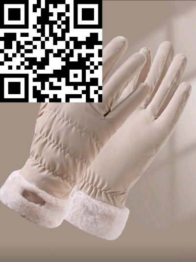 ถุงมือผ้าคอนตอน สีครีม ขนาด Free Size สี ขนาด 