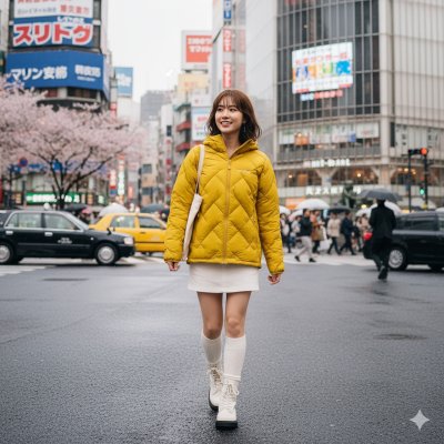 เช่าเสื้อโค้ท Freezy Chic Coat เสื้อกันหนาวหญิง M ขนเป็ด,โพลีนวม สีเหลือง รุ่น 0335JDYLS