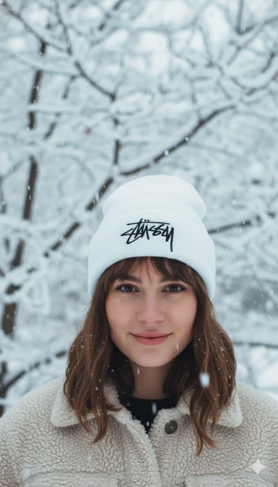 เช่าเสื้อโค้ท Freezy Chic Coat หมวก ไหมพรม สีขาว รุ่น 0429AoWTF