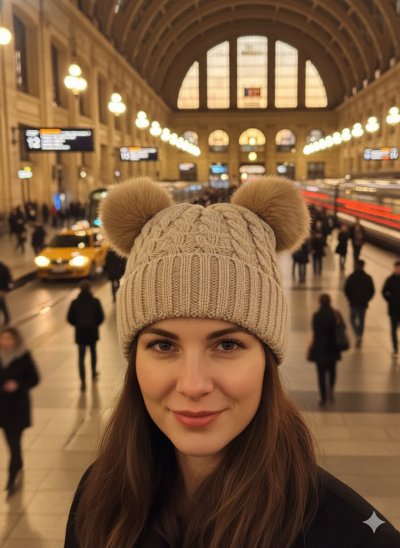 เช่าเสื้อโค้ท Freezy Chic Coat หมวก ไหมพรม สีน้ำตาล รุ่น 0431AoBWF