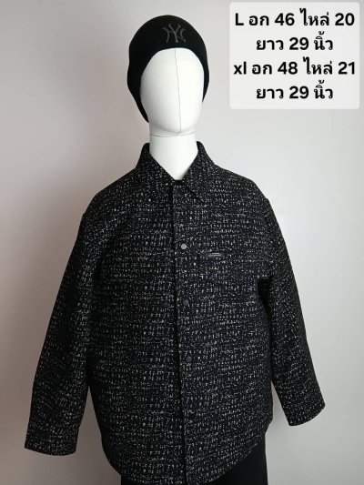 เช่าเสื้อโค้ท Freezy Chic Coat เสื้อแจ็คเก็ตชาย-0441ZZBK ผ้าวูล สีดำ รุ่น 0441ZZBKL