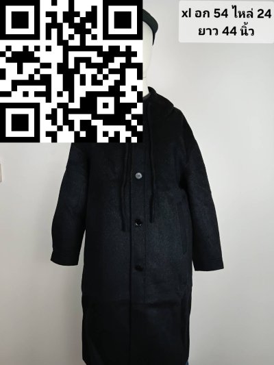เสื้อโค้ทยาวชาย สี ขนาด 