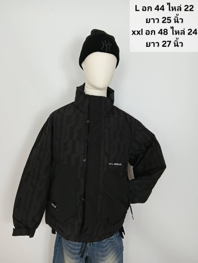 เช่าเสื้อโค้ท Freezy Chic Coat เสื้อแจ็คเก็ตชาย-0487ZDBK ขนเป็ด,โพลีนวม สีดำ รุ่น 0487ZDBKL