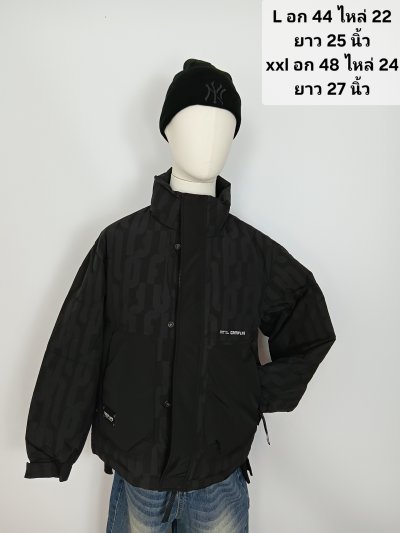 เช่าเสื้อโค้ท Freezy Chic Coat เสื้อแจ็คเก็ตชาย-0513ZDBK ขนเป็ด,โพลีนวม สีดำ รุ่น 0513ZDBKL