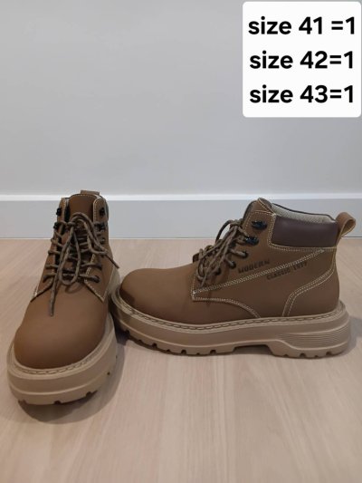 เช่าเสื้อโค้ท Freezy Chic Coat รองเท้าบูทลุยหิมะ-0655BLBW หนัง สีน้ำตาล รุ่น 0655BLBW42