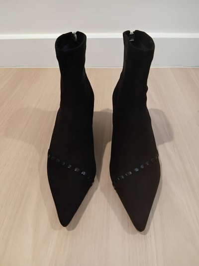 เช่าเสื้อโค้ท Freezy Chic Coat รองเท้า-0658BLBK หนัง สีดำ รุ่น 0658BLBK37