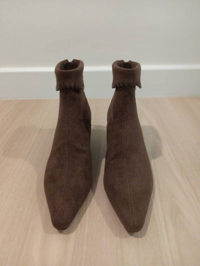 เช่าเสื้อโค้ท Freezy Chic Coat รองเท้า-0659BLBW หนัง สีน้ำตาล รุ่น 0659BLBW38