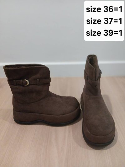 เช่าเสื้อโค้ท Freezy Chic Coat รองเท้า-0661BLBW หนัง สีน้ำตาล รุ่น 0661BLBW37