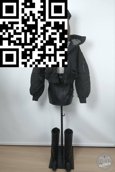 เสื้อแจ็คเก็ต ขนเป็ด,โพลีนวม สีดำ ขนาด Free Size