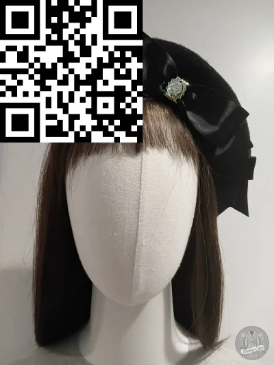 หมวก ผ้าทวิต สีดำ ขนาด Free Size