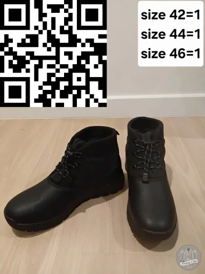 รองเท้าลุยหิมะชาย  สีดำ