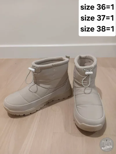 เช่าเสื้อโค้ท Freezy Chic Coat รองเท้าลุยหิมะหญิง-0744BPCM ผ้าโพลีเอสเตอร์ สีครีม รุ่น 0744BPCM37