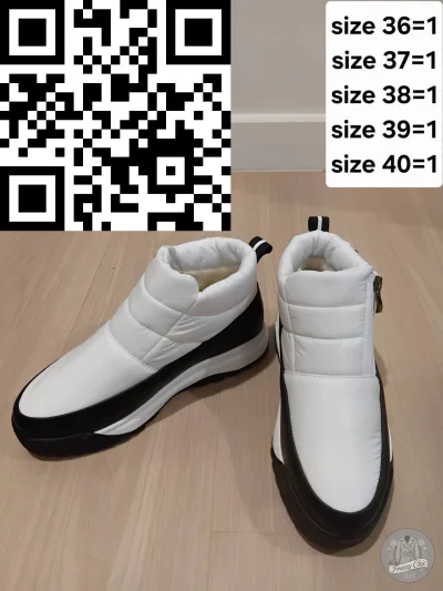 รองเท้าลุยหิมะหญิง  สีขาว