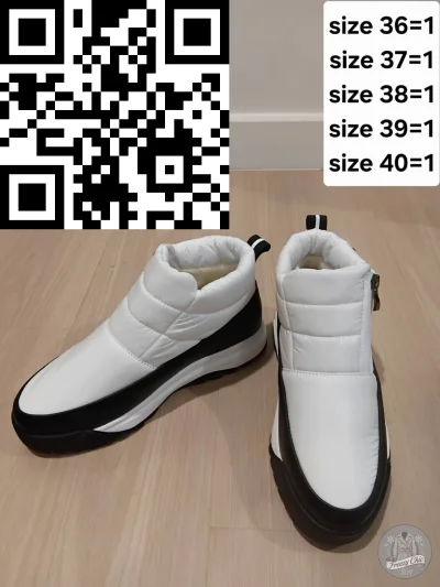 รองเท้าลุยหิมะหญิง  สีขาว