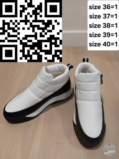 รองเท้าลุยหิมะหญิง  สีขาว