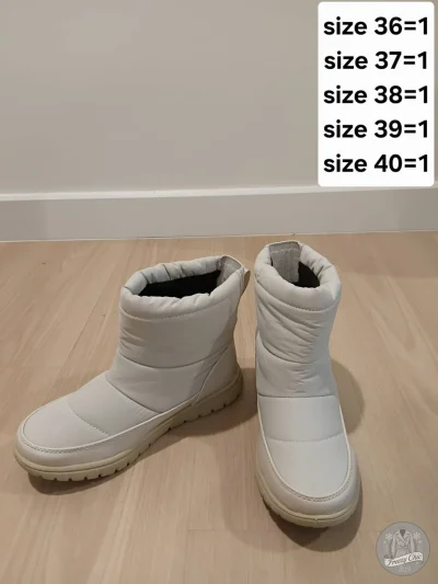 เช่าเสื้อโค้ท Freezy Chic Coat รองเท้าลุยหิมะหญิง-0746BPWT ผ้าโพลีเอสเตอร์ สีขาว รุ่น 0746BPWT39