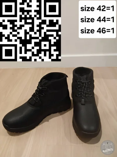 รองเท้าลุยหิมะหญิง  สีดำ