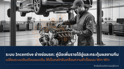 “Motivate Mechanics: ระบบจ่าย Incentive ที่ทำให้ช่างอยากทำงาน”