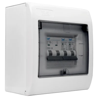 ชุดตู้ประกอบ เมนเบรกเกอร์ MCB 50A ลูกย่อย MCB 2 ตัว (20A, 32A)