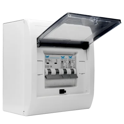 ชุดตู้ประกอบ เมนเบรกเกอร์ MCB 50A ลูกย่อย MCB 2 ตัว (20A, 32A)