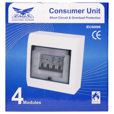 ชุดตู้ประกอบ เมนเบรกเกอร์ MCB 50A ลูกย่อย MCB 2 ตัว (20A, 32A)