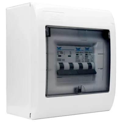 ชุดตู้ประกอบ เมนเบรกเกอร์ MCB 63A ลูกย่อย MCB 2 ตัว (20A, 32A)