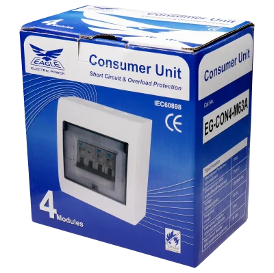 ชุดตู้ประกอบ เมนเบรกเกอร์ MCB 63A ลูกย่อย MCB 2 ตัว (20A, 32A)