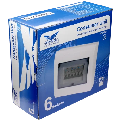 ชุดตู้ประกอบ เมนเบรกเกอร์ MCB 32A ลูกย่อย MCB 4 ตัว (16Ax2, 20Ax2)