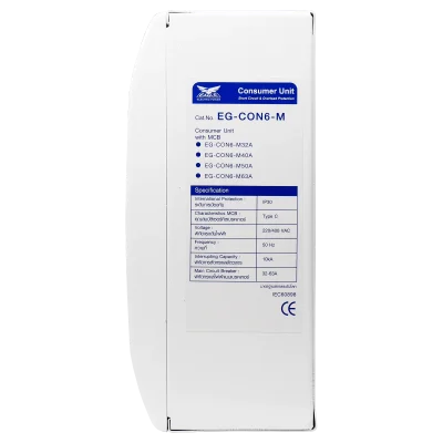 ชุดตู้ประกอบ เมนเบรกเกอร์ MCB 32A ลูกย่อย MCB 4 ตัว (16Ax2, 20Ax2)