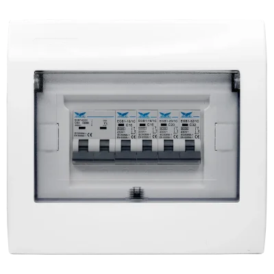 ชุดตู้ประกอบ เมนเบรกเกอร์ MCB 63A ลูกย่อย MCB 4 ตัว (10A, 16A, 20A, 32A)