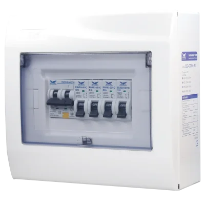 ชุดตู้ประกอบ เมนเบรกเกอร์ RCBO 50A ลูกย่อย MCB 4 ตัว (10A, 16A, 20A, 32A)