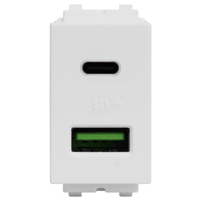 เต้ารับ USB-A/C แบบชาร์ไว 3.1 แอมป์ 5 โวลต์