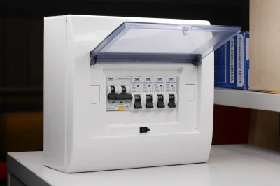 ชุดตู้ประกอบ เมนเบรกเกอร์ RCBO 50A ลูกย่อย MCB 4 ตัว (10A, 16A, 20A, 32A)