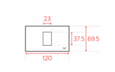 แผงหน้ากาก 1 ช่อง