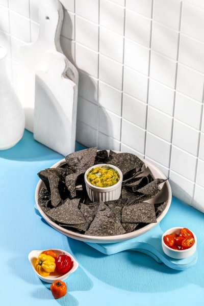 Charcoal Corn Tortilla Chips