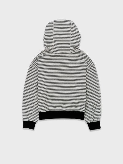 Stripe Hooded Sweater