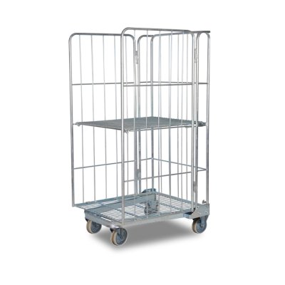 รถเข็นกระจายสินค้า รถเข็นทรงสูง โรลเคจ Roll Cage กรงใส่ของ 52062